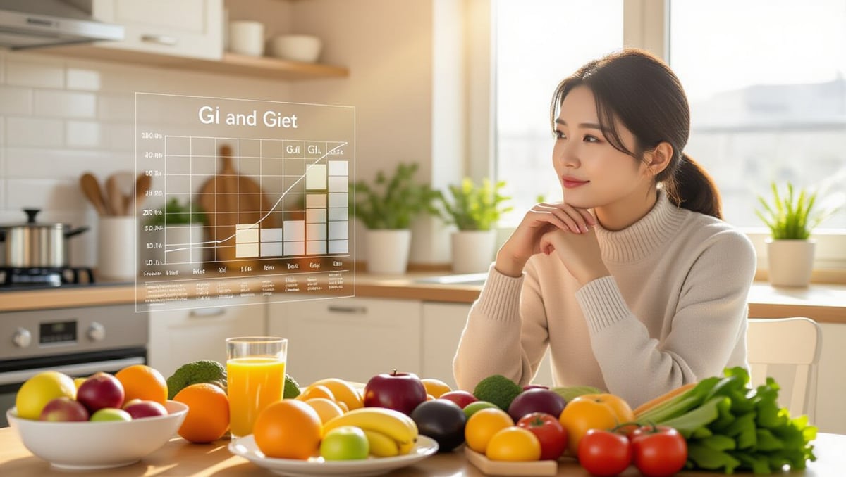 🔍 혈당 지수(GI)와 혈당 부하(GL), 무엇이 다를까요?